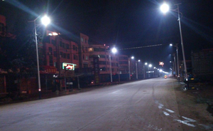 昌厦公路390盏太阳能路灯