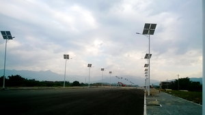 龙岩开发区太阳能路灯336盏
