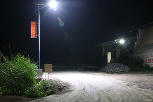 高仁村137盏太阳能路灯